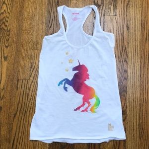 Color Run Unicorn Tank Top size S